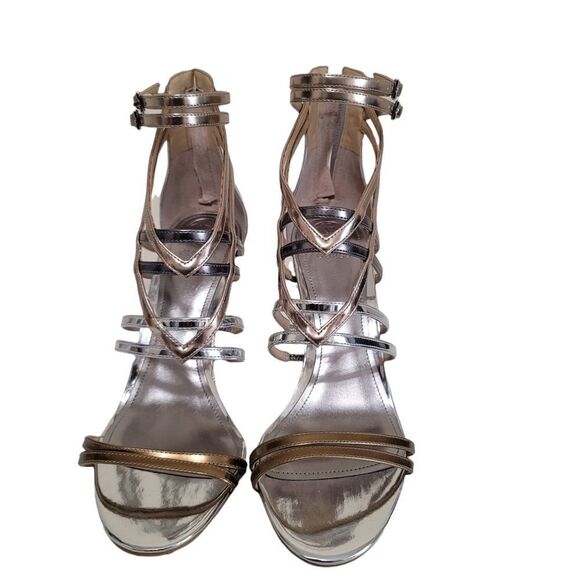 Guess Gold-Multi Pretier Heels 10M NWT - Picture 6 of 12